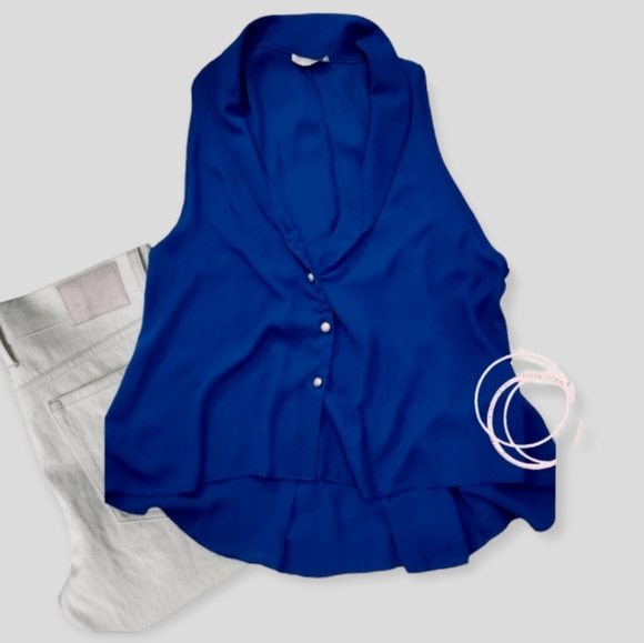 NWOT- NYC Necessary Clothing- Vintage style Sleeveless w/ collar - Picture 2 of 6